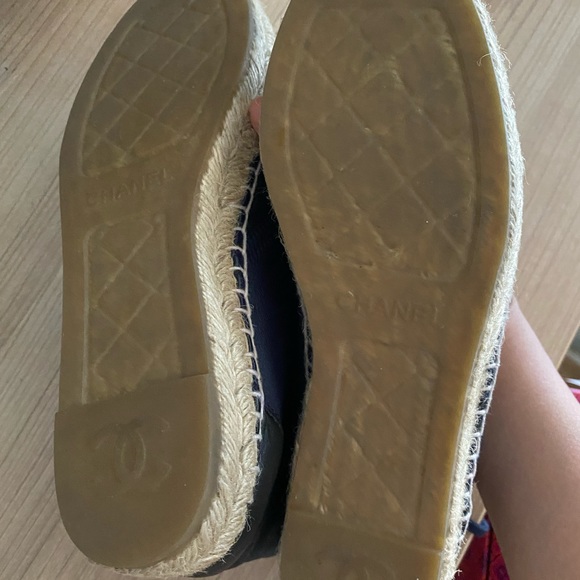 Chanel espadrilles loafers high top lace up - Picture 7 of 13